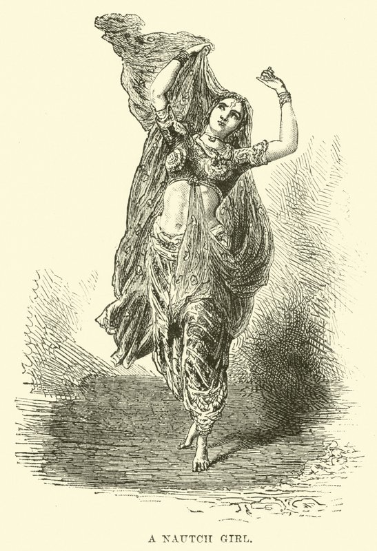 En Nautch-jente av English School