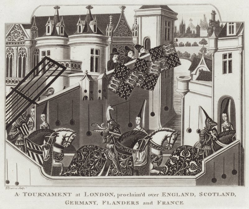 En turnering i London, utropt over England, Skottland, Tyskland, Flandern og Frankrike av English School