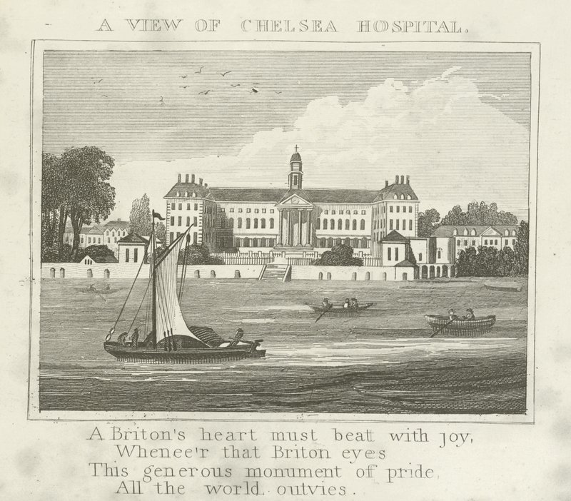 Utsikt over Chelsea Hospital av English School