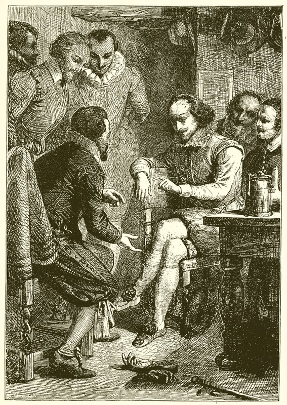 En vitskamp mellom Shakespeare og Ben Jonson av English School