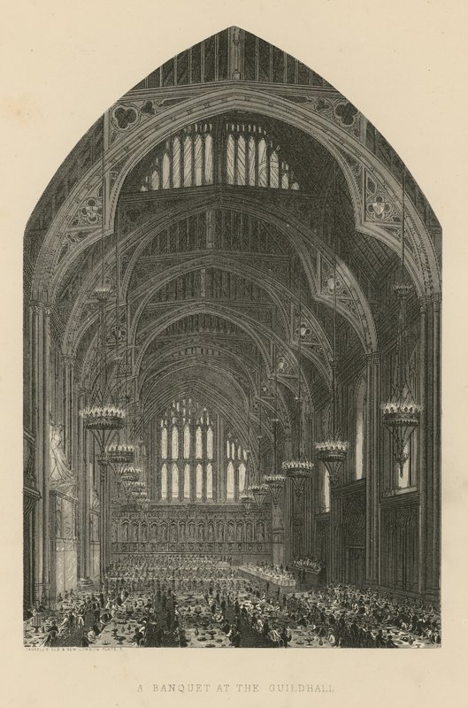 En bankett i Guildhall av English School