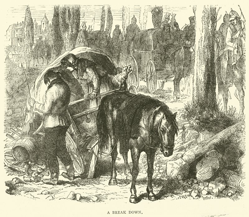 Et sammenbrudd, november 1870 av English School