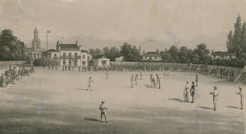 En cricketkamp av English School