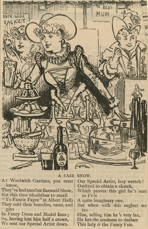 Et rettferdig show på Woolwich Gardens av English School