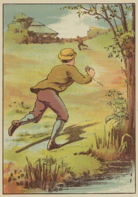Et funn (farget gravering) av English School