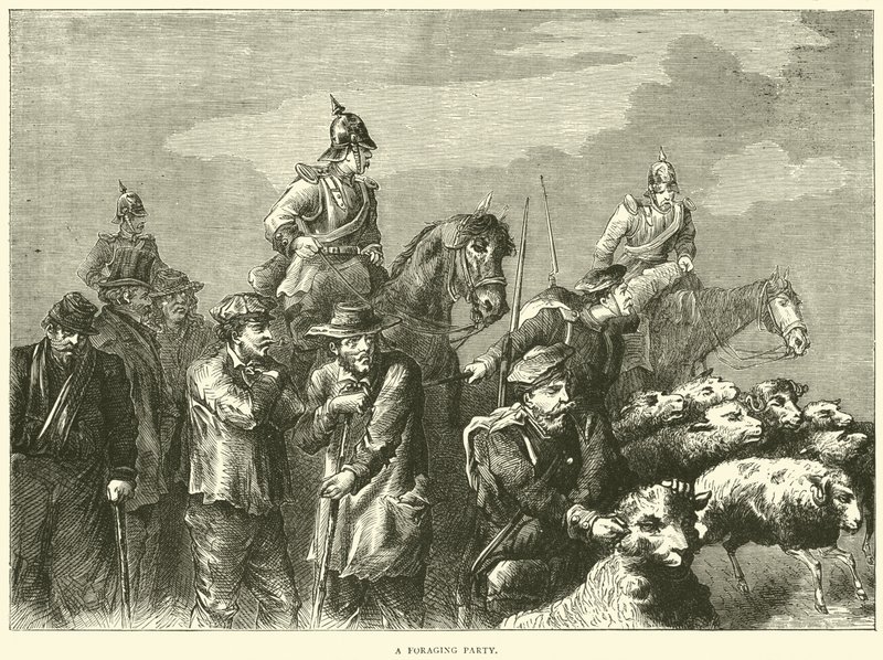 En fôrfest, oktober 1870 av English School