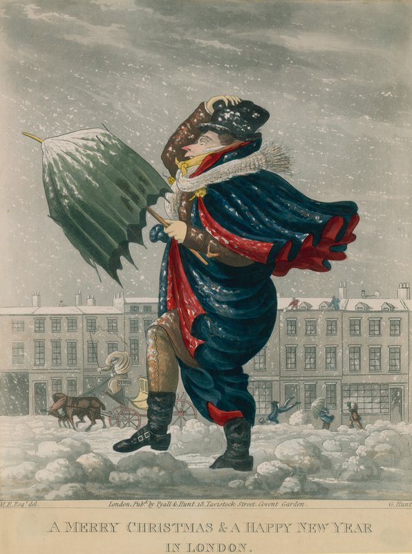 God jul og godt nytt år i London av English School