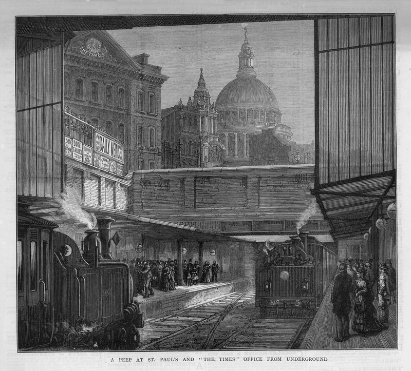 En titt på St Pauls Cathedral og The Times av English School