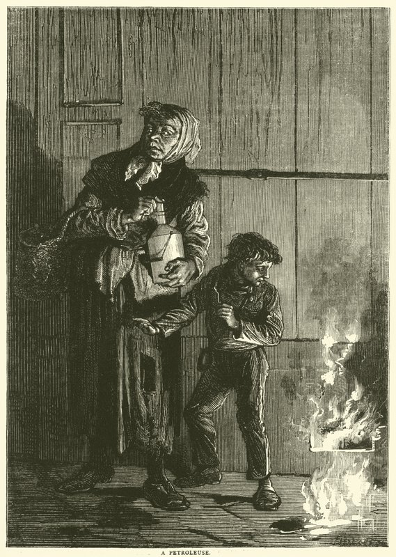 En petroleuse, april 1871 av English School
