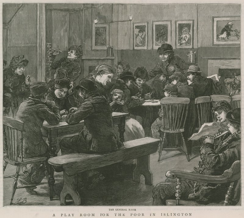 Et lekerom for de fattige i Islington: Det generelle rommet av English School