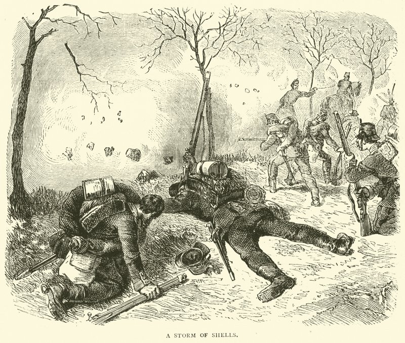 En storm av skjell, januar 1871 av English School