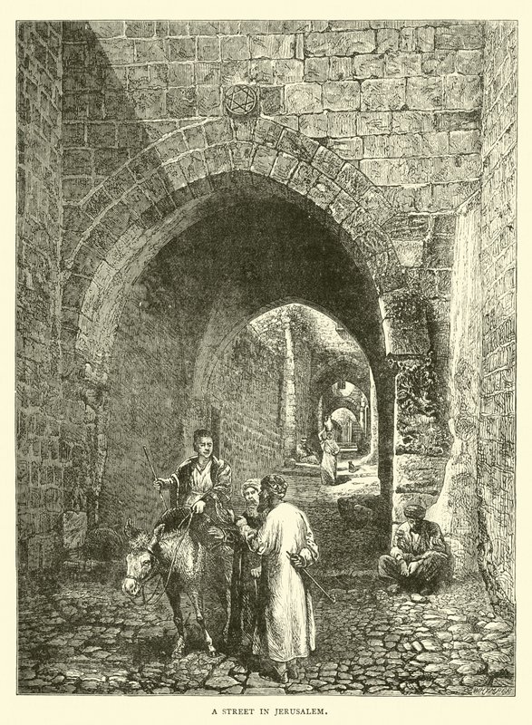En gate i Jerusalem av English School