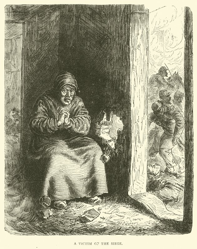 Et offer for beleiringen, januar 1871 av English School