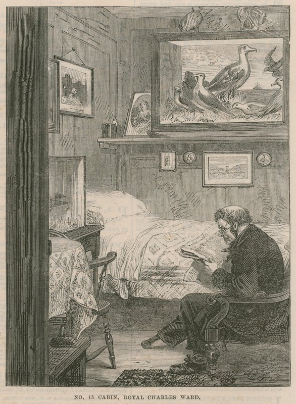 Et besøk til Greenwich Hospital; nr. 15 Cain, Royal Charles Ward av English School