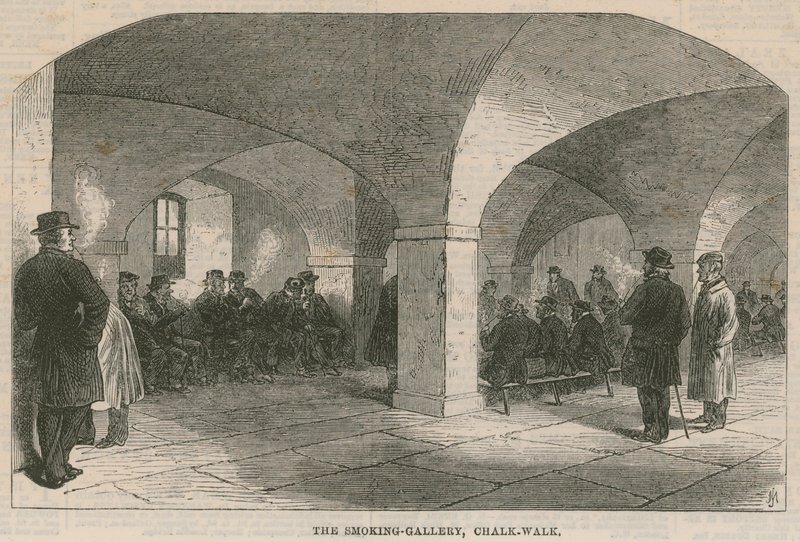 Et besøk til Greenwich Hospital; Røykegalleriet, Chalk Walk av English School