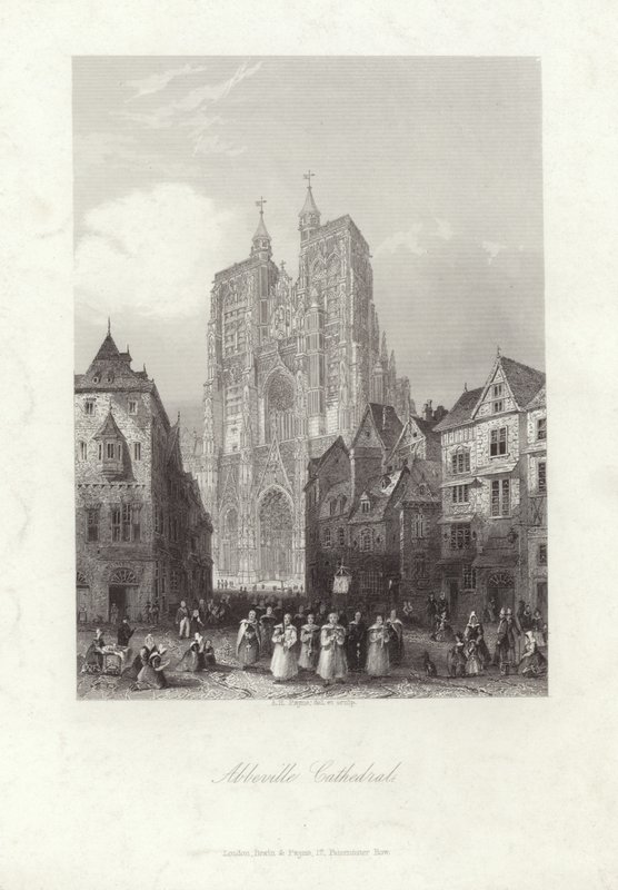 Abbeville katedral av English School