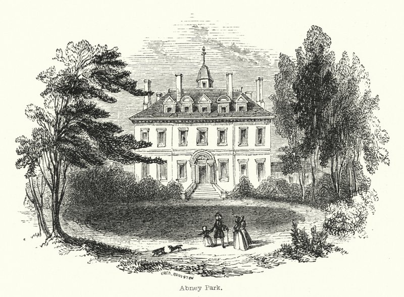 Abney Park (gravering) av English School