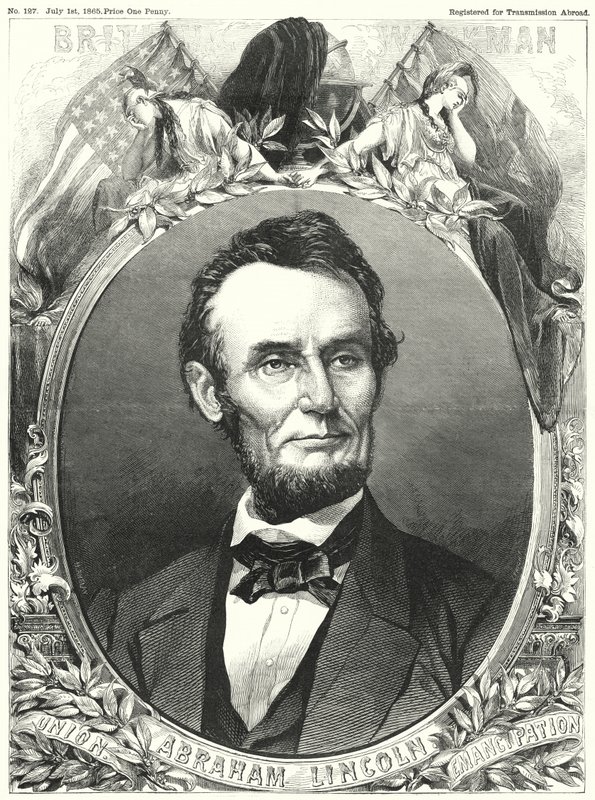 Abraham Lincoln (gravering) av English School