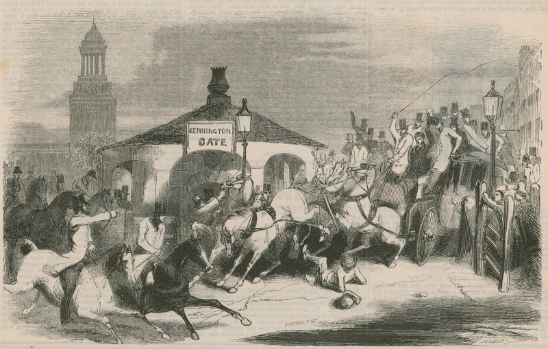 Ulykke ved Kennington Gate av English School