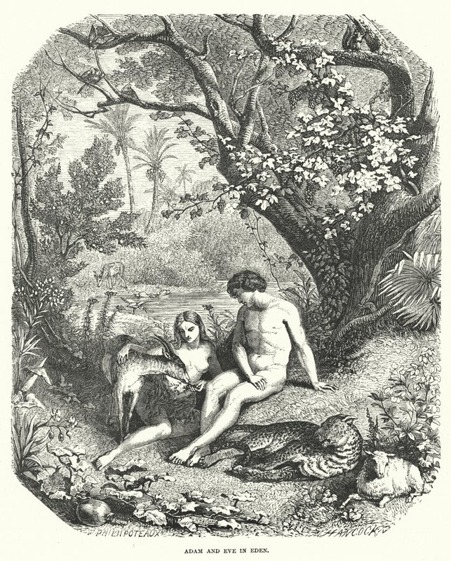 Adam og Eva i Eden av English School
