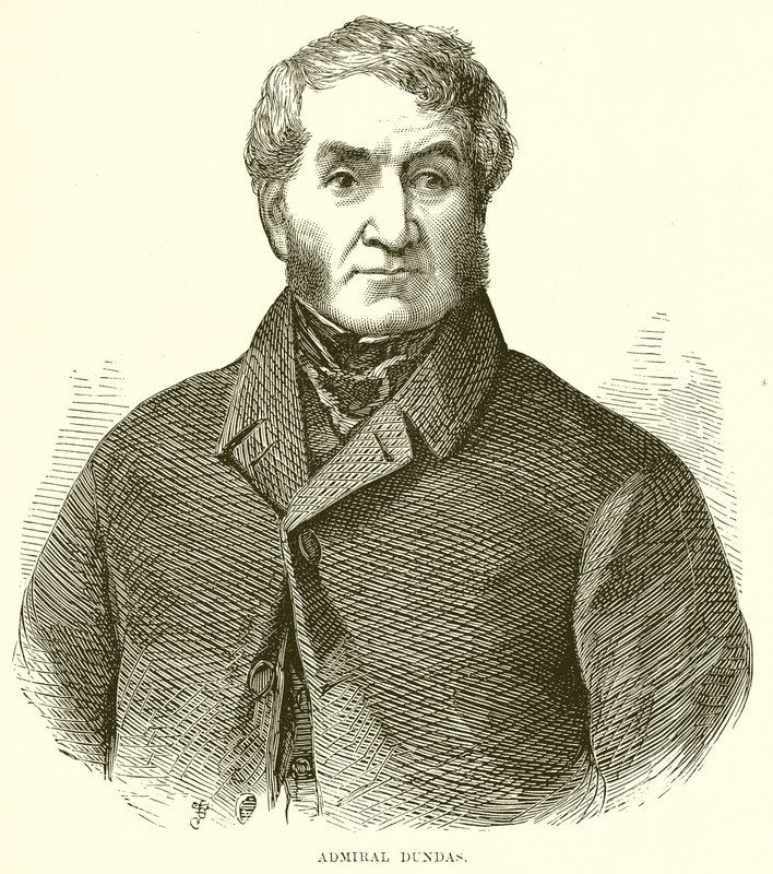 Admiral Dundas av English School