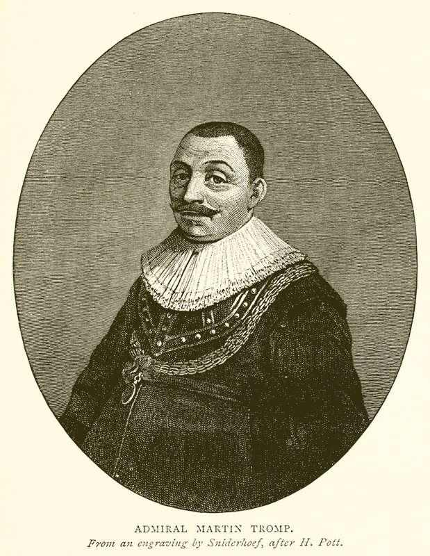 Admiral Martin Tromp av English School