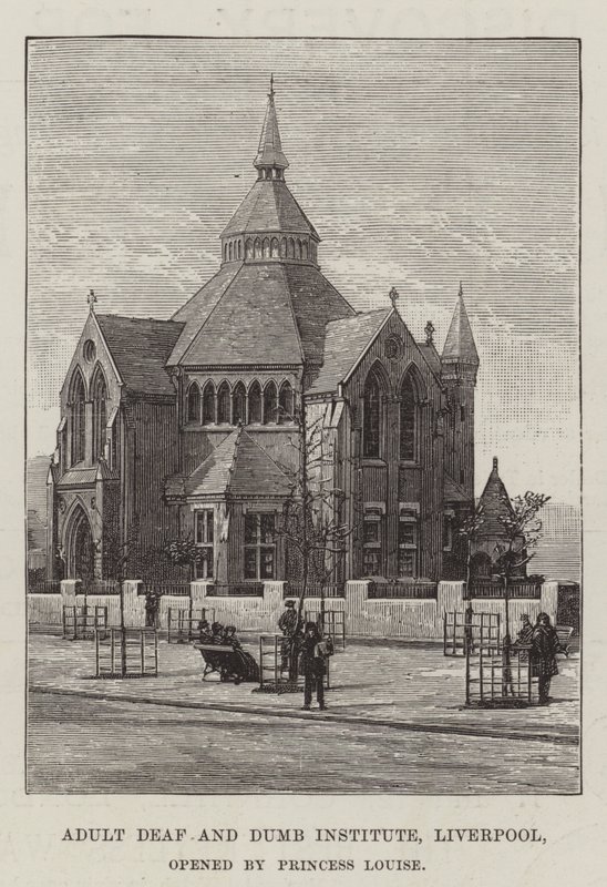 Adult Deaf and Dumb Institute, Liverpool, åpnet av prinsesse Louise av English School