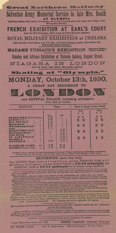 Annonser for billige dagsutflukter til London av English School