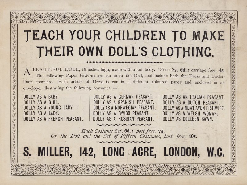 Annonse (litho) av English School