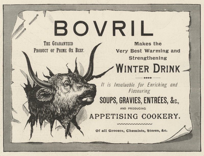 Annonse, Bovril (gravering) av English School