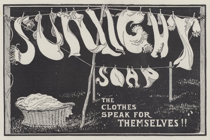 Annonse, Sunlight Soap (gravering) av English School