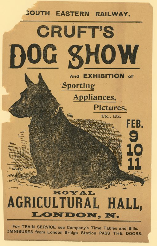 Annonse for Crufts Dog Show av English School