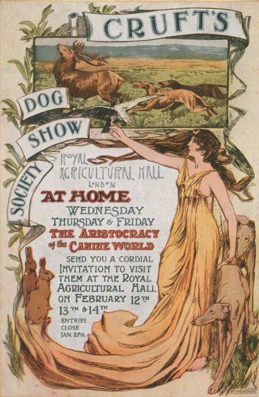 Annonse for Crufts Dog Show av English School