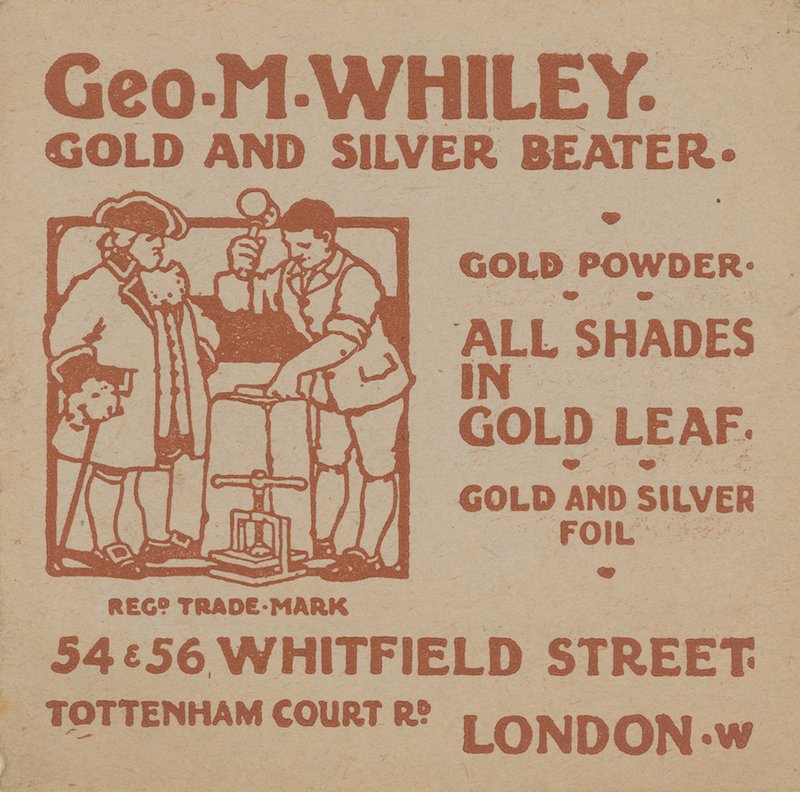 Annonse for George M Whiley av English School