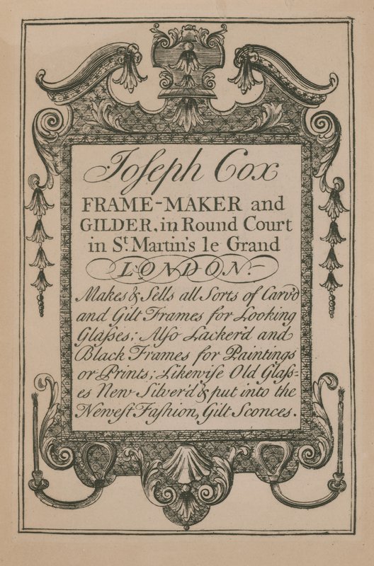 Annonse for Joseph Cox av English School