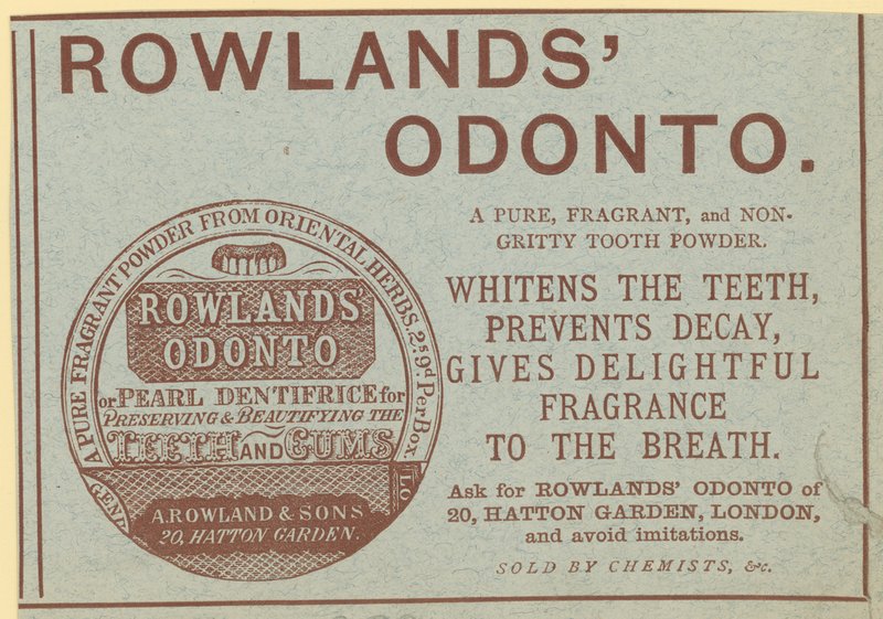 Annonse for Rowlands Odonto av English School