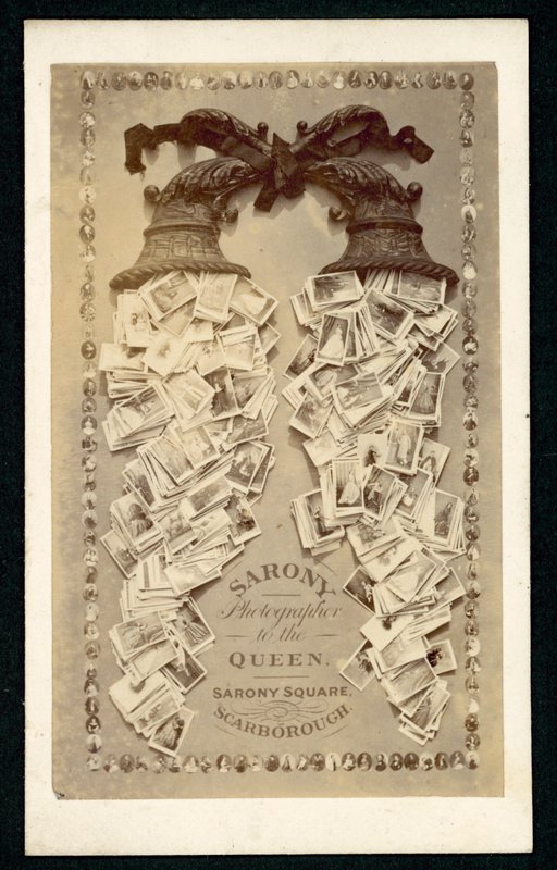 Annonse for Sarony, fotograf til dronningen, Scarborough, Yorkshire (litho) av English School