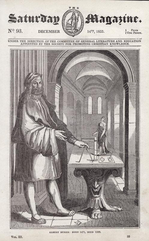 Albert eller Albrecht Durer (gravering) av English School
