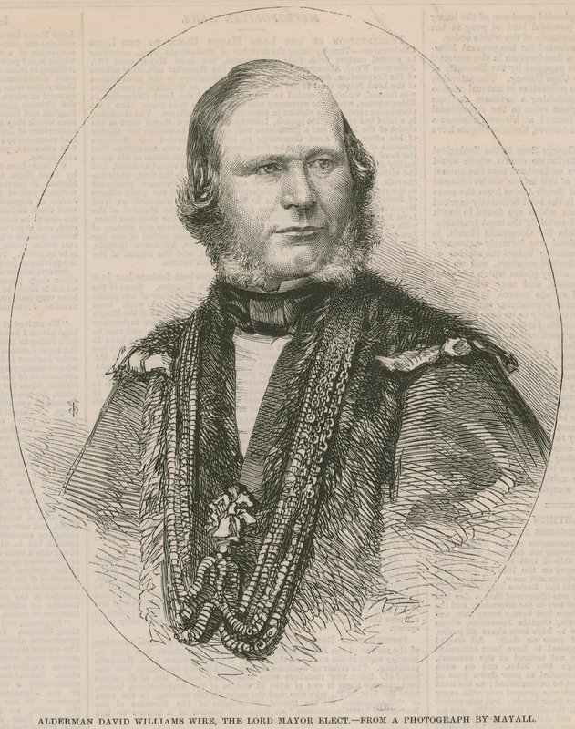 Alderman David Williams Wire, den valgte Lord Mayor av English School