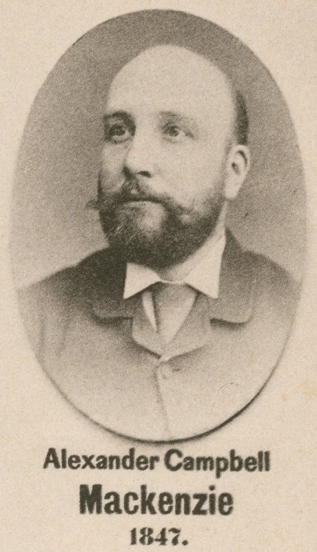 Alexander Campbell Mackenzie (gravyr) av English School