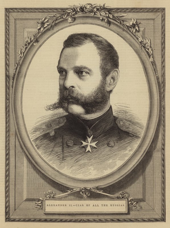 Alexander II, alle russernes tsar (gravering) av English School
