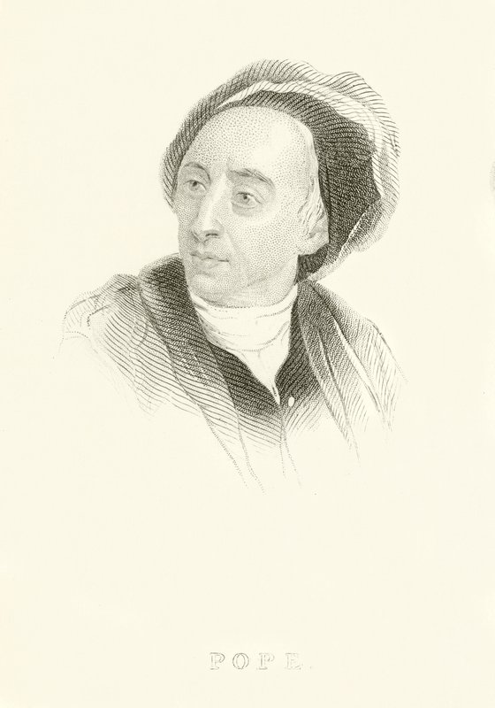 Alexander Pope av English School