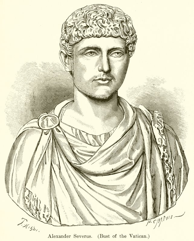 Alexander Severus. (Byste av Vatikanet) av English School