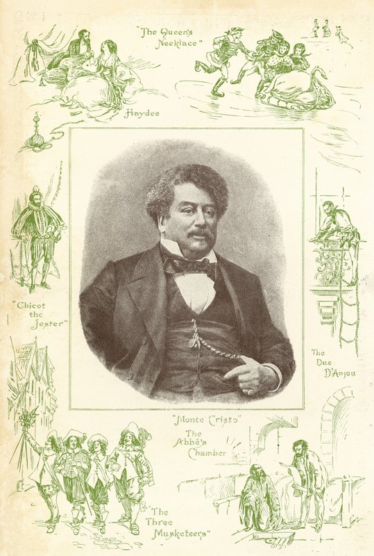 Alexandre Dumas, forfatter av Greven av Monte Cristo av English School