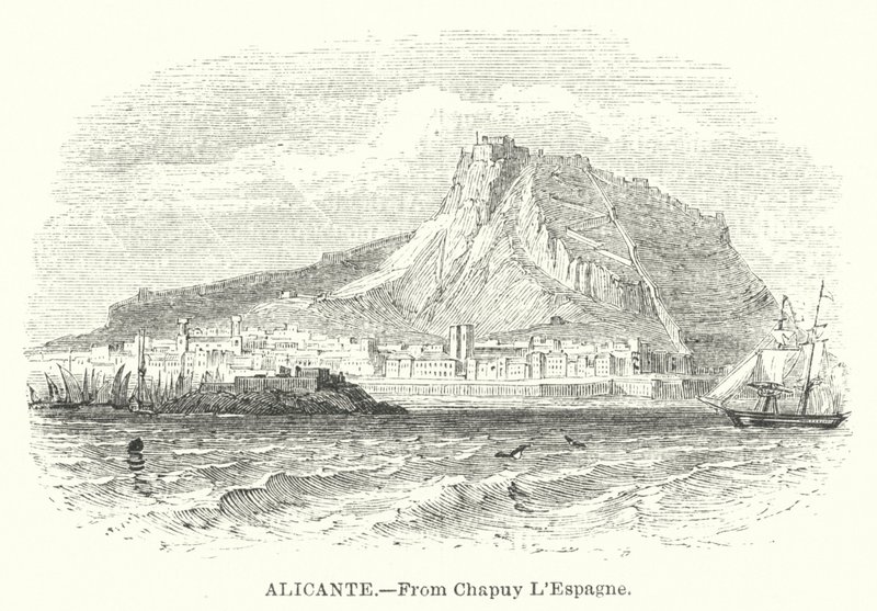 Alicante (gravering) av English School