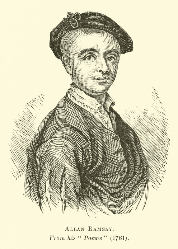Allan Ramsay av English School
