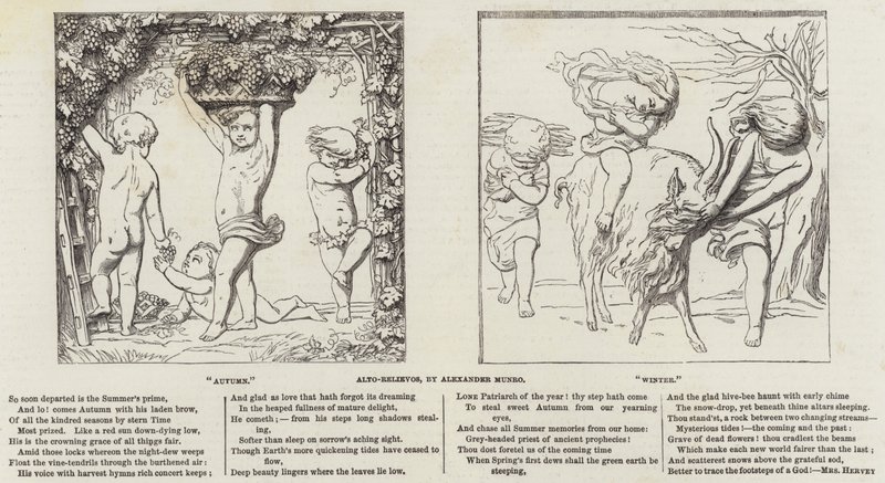 Alto-Relievos, av Alexander Munro (gravering) av English School