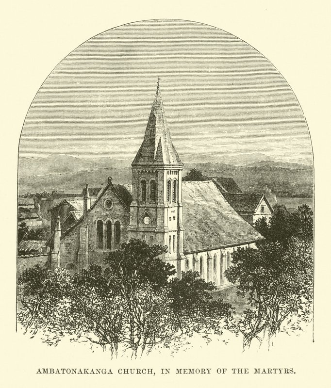 Ambatonakanga kirke, til minne om martyrene av English School