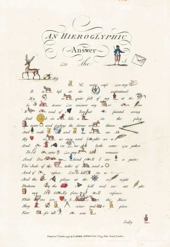 Et hieroglyfisk svar av English School