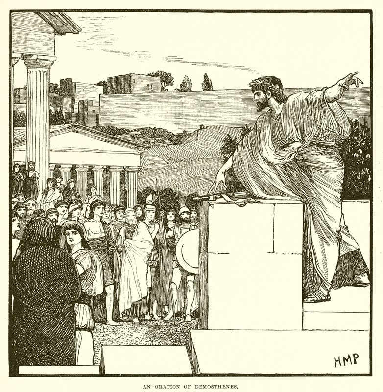 En tale av Demosthenes av English School